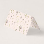 Boho Wildflower | Trouwtafel plaats kaarten (Achterkant)