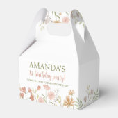 Boho Wildflower Verjaardag Favoriet Box Bedankdoosjes (Voorkant Zijde)