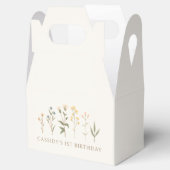 Boho Wildflower Verjaardagsfeest Bedankdoosjes (Geopend)