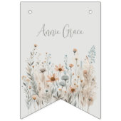 Boho Wildflower Vlaggetjes (Eerste vlag)