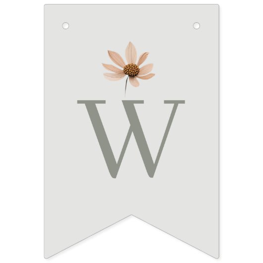 Boho Wildflower Vlaggetjes (Derde vlag)