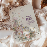 Boho Wildflower vlinders Diapper Raffle