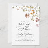 Boho Wildflower Vrijgezellenfeest Bloemen Tuin Kaart (Voorkant)