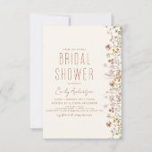 Boho Wildflower Vrijgezellenfeest Bloom Garden Kaart (Voorkant)