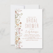 Boho Wildflower Vrijgezellenfeest Bloom Garden Kaart (Voorkant)