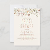 Boho Wildflower Vrijgezellenfeest Bloom Garden Kaart (Voorkant)