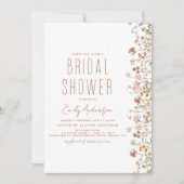 Boho Wildflower Vrijgezellenfeest Bloom Garden Kaart (Voorkant)