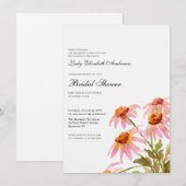 Boho Wildflower Vrijgezellenfeest Kaart (Voorkant / Achterkant)