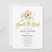 Boho Wildflower Vrijgezellenfeest Kaart (Voorkant)