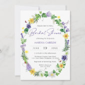 Boho Wildflower Vrijgezellenfeest Kaart (Voorkant)