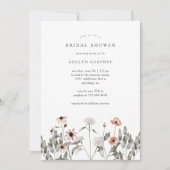 Boho Wildflower Vrijgezellenfeest Kaart (Voorkant)