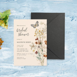 Boho Wildflower Vrijgezellenfeest Kaart