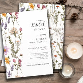 Boho Wildflower Vrijgezellenfeest Kaart