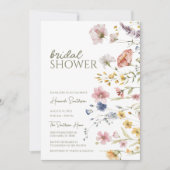 Boho Wildflower Vrijgezellenfeest Kaart (Voorkant)