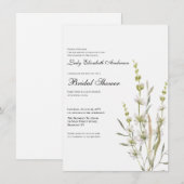 Boho Wildflower Vrijgezellenfeest Kaart (Voorkant / Achterkant)
