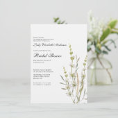 Boho Wildflower Vrijgezellenfeest Kaart (Staand voorkant)