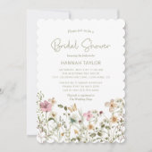 Boho Wildflower Vrijgezellenfeest Kaart (Voorkant)