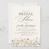 Boho Wildflower Vrijgezellenfeest Script Kaart (Voorkant)