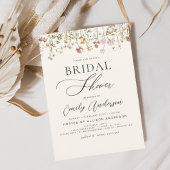 Boho Wildflower Vrijgezellenfeest Script Kaart