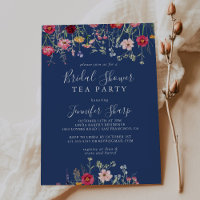 Boho Wildflower Vrijgezellenfeest Tea Party