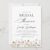 Boho Wildflower Vrijgezellenfeest Tuin Kaart (Voorkant)