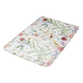 Boho Wildflower Watercolor Spring  Flower Badmat (Gekanteld)
