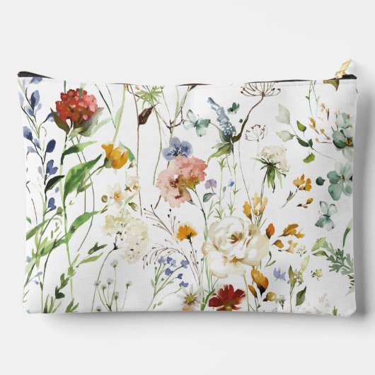 Boho Wildflower Watercolor Spring  Flower Etui (Achterkant)