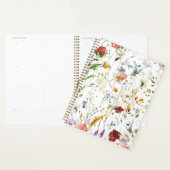 Boho Wildflower Watercolor Spring Flower Planner (Display)