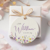 Boho Wildflower Waterverf Baby shower Dank u Bedankjes Labels
