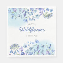 Boho wildflower waterverf Floral Baby Showe