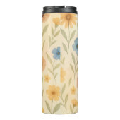 Boho Wildflower Waterverf  Thermosbeker (Achterkant)