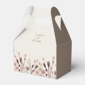 Boho Wildflower Wedding Bedankdoosjes (Voorkant Zijde)