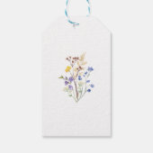 Boho Wildflower Wedding Cadeaulabel (Achterkant)