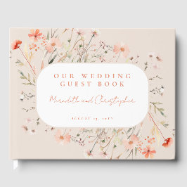 Boho Wildflower Wedding Gastenboek