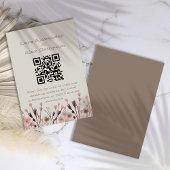 Boho Wildflower Wedding Informatiekaartje