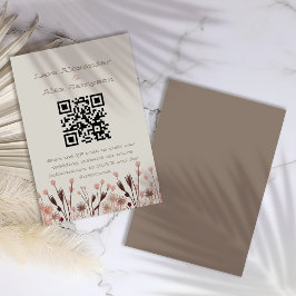 Boho Wildflower Wedding Informatiekaartje