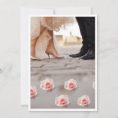 Boho Wildflower Wedding Invitation Kaart (Achterkant)