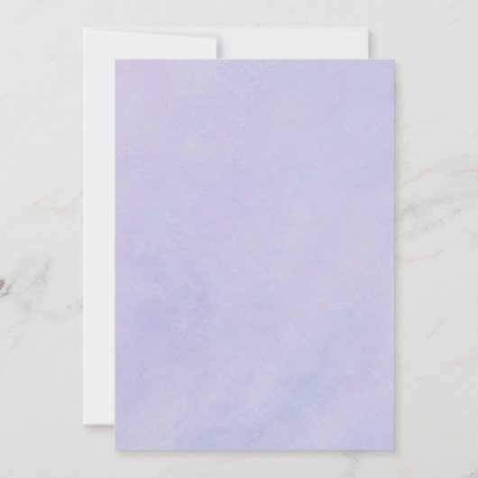 Boho Wildflower Wedding Kaart (Achterkant)