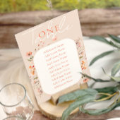 Boho Wildflower Wedding Kaart