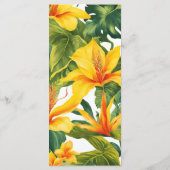 Boho Wildflower Wedding Menu (Achterkant)