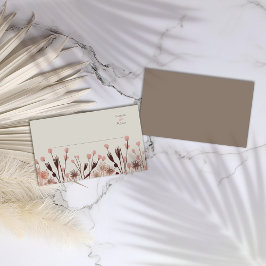 Boho Wildflower Wedding Plaatskaartje