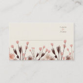 Boho Wildflower Wedding Plaatskaartje (Voorkant)