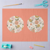 Boho Wildflower Weefselpapier Tissuepapier (Craft)