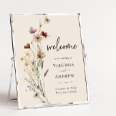 Boho Wildflower Welcome Wedding Poster