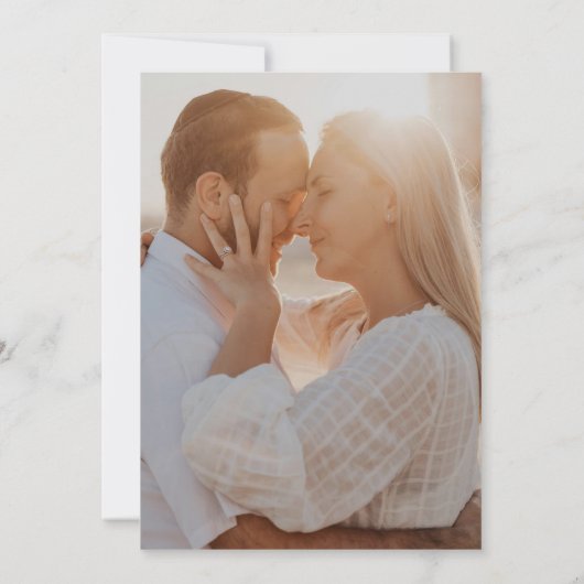 Boho Wildflower Whispers Huwelijksuitnodiging Kaart (Achterkant)