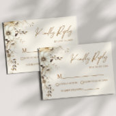 Boho Wildflower Wilde Bloem Bloemen Bruiloft RSVP Kaartje