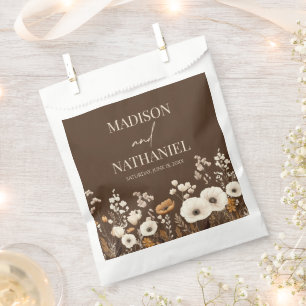 Boho Wildflower Wilde Bloem Bloemen Tuin Bruiloft Bedankzakje