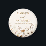 Boho Wildflower Wilde Bloem Bloemen Tuin Bruiloft Magneet<br><div class="desc">Dit zijn Boho Wildflower Wild Flower Floral Garden Wedding Magnets!</div>