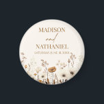 Boho Wildflower Wilde Bloem Bloemen Tuin Bruiloft Magneet<br><div class="desc">Dit zijn Boho Wildflower Wild Flower Floral Garden Wedding Magnets!</div>