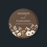 Boho Wildflower Wilde Bloem Bloemen Tuin Bruiloft Magneet<br><div class="desc">Dit zijn Boho Wildflower Wild Flower Floral Garden Wedding Magnets!</div>